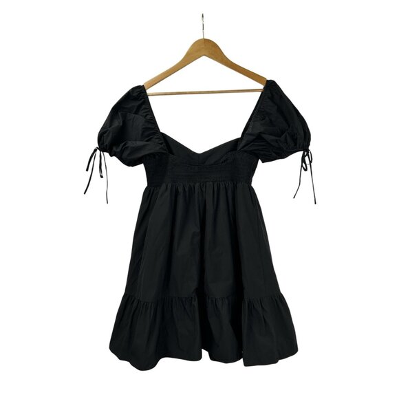 Amanda Uprichard Women’s Size Large Sicily Mini Black Dress Made In USA - Picture 6 of 15